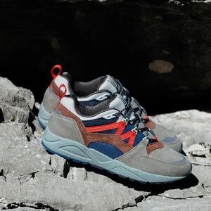 Karhu Fusion 2.0 Multicolor Suede Mesh Sneaker made in Finland